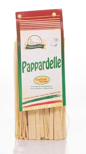 PASTIFICIO GIOIA PASTA KALABRESE DIE BESTE MANUFAKTURA-PASTA TAGLIATELLE PENNE RIGATE LINGUINE FILEJA PAPPARDELLE STRONCATURA PACCHERI SPAGHETTI NDUJA BARILLA (Pappardelle 500g) von ABAZO