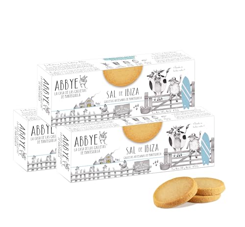 ABBYE Butterkeks mit Salz, 3 x 140 g von ABBYE HOUSE OF BUTTER BISCUITS