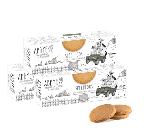ABBYE Butterkeks mit Speculoos, 3 x 140 g von ABBYE HOUSE OF BUTTER BISCUITS