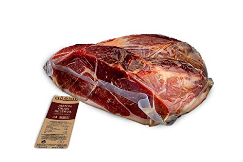 aBeiou. 1KG Serrano SCHINKEN OHNE KNOCHEN GRAN RESERVA DUROC PREMIUM. Reifung mehr als 24-25 Monate (vakuumverpackter Schinken), hergestellt in Guijuelo - Spanien. Produkt der Iberischen Halbinsel. von ABEIOU