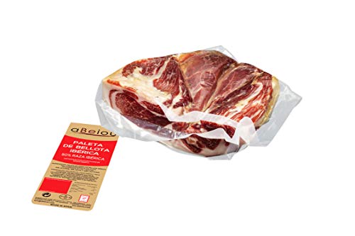 aBeiou. 1'2kg Iberico Eichel Schinken Schulter ohne Knochen Vakuum. Iberischer Schinken. Reifezeit +30 Monate in Guijuelo (Spanien). Hycer Garantiezertifikat. von ABEIOU