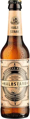 Halbstark »Dunkles Radler« - 9 x 0,33l von ABK Betriebsgesellschaft der Aktienbrauerei Kaufbeuren GmbH