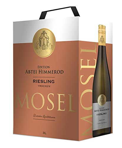 ABTEI HIMMEROD - Riesling Trocken - Weisswein Bag-In-Box - Herkunft : Mosel, Deutschland (1 x 3 l) von ABTEI HIMMEROD