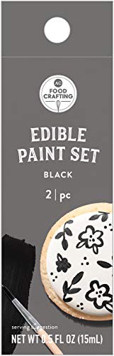 AC Food Crafting Edible Paint .5oz-Black -ACEDPNT-00728 AC Food Crafting Edible Paint .5oz-Black -ACEDPNT-00728 von American Crafts