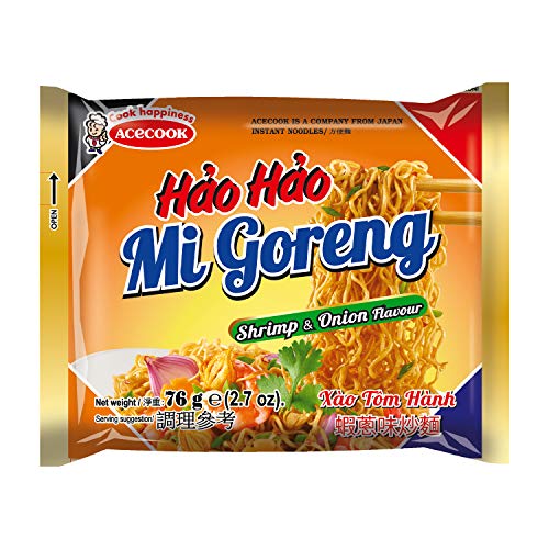 ACECOOK - HH Instant Nudeln Garnelen & Zwiebel - Multipack (30 X 76 GR) von エースコック