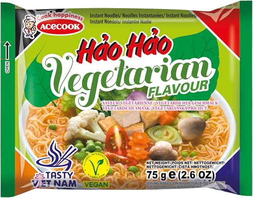 ACECOOK - HH Instant Nudeln Vegetarisch - Multipack (30 X 75 GR) von エースコック