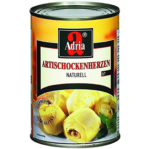 Carciofi al Naturale - Artischockenherzen in Wasser - 6x 390 g von ADRIA