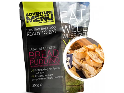 Adventure Menu - Brotpudding mit Äpfeln und Zimt | 250 g | Gourment Nachtisch für unterwegs & daheim von ADVENTURE MENU...real food TO GO