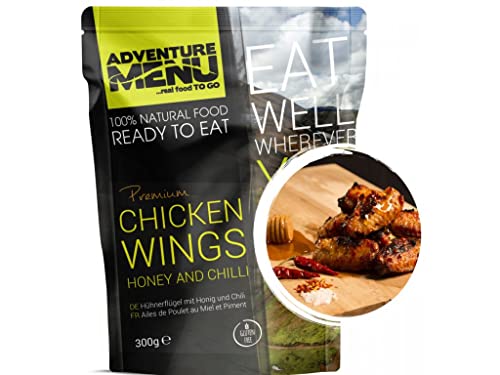 Adventure Menu - Hähnchenflügel auf Honig und Chili | 300 g | Gourment Mahlzeit für unterwegs & daheim Adventure Menu - Hähnchenflügel auf Honig und Chili | 300 g | Gourment Mahlzeit für unterwegs & daheim von ADVENTURE MENU...real food TO GO
