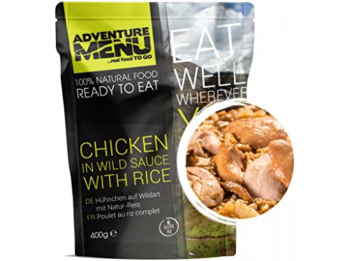 Adventure Menu Huhn in Wildsauce und Reis - 400g von ADVENTURE MENU...real food TO GO