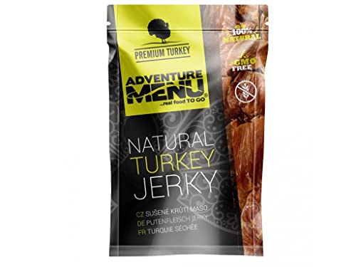 Adventure Menu Putenfleisch Jerky - 100g Adventure Menu Putenfleisch Jerky - 100g von ADVENTURE MENU...real food TO GO