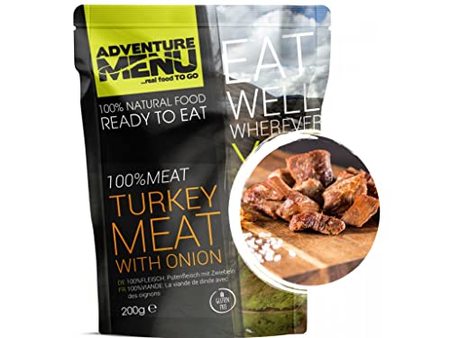 Adventure Menu Putenfleisch mit Zwiebeln - 100% Fleisch, 200g von ADVENTURE MENU...real food TO GO