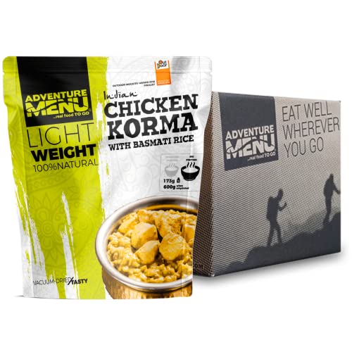 Kuře Korma s rýží basmati - VELKÁ PORCE BOX BOX von ADVENTURE MENU...real food TO GO