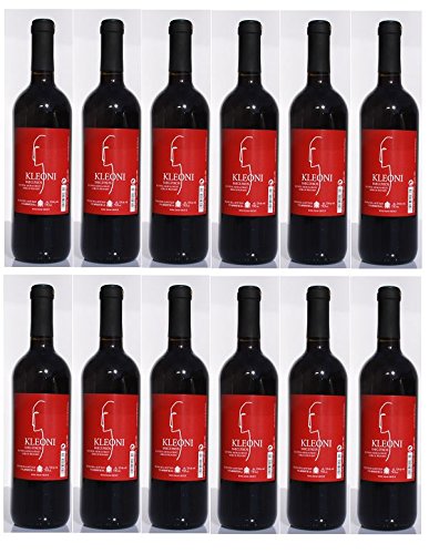 12x Kleoni Rotwein Imiglykos lieblich Lafkioti je 750ml + 2 Probier Sachets Olivenöl aus Kreta a 10 ml - griechischer roter Wein Rotwein Griechenland Wein Set von Hellenikos