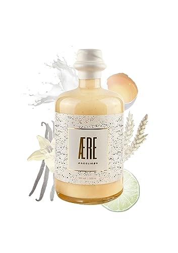 AERE Eierlikör aus 100% Bio-Eigelb | 500 ml | 18% vol. | Sommerlich frisch | Natürliche Limettennote von AERE