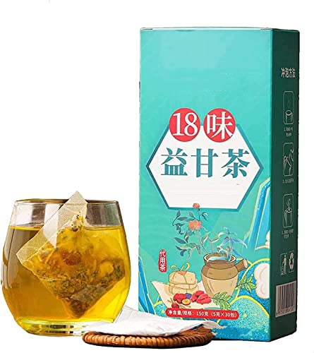 18 Flavors Liver Care Tea,18 Flavors of Liver Protection Tea,Nourishing Liver and Protecting Liver Tea,Daily Liver Nourishing Tea,Everyday Nourishing Liver Tea, for All People (1Box) von AFGQIANG