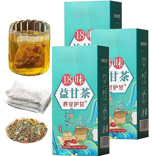 18 Flavors Liver Care Tea - 18 Flavors of Liver Protection Tea,Daily Liver Nourishing Tea,Chinese Nourishing Liver Tea,18 Different Herbs,Everyday Nourishing Liver Tea for All People (3Box) von AFGQIANG