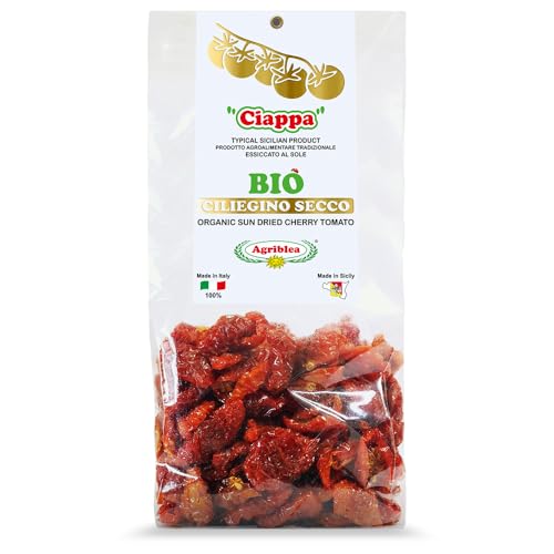 Bio getrocknete Kirschtomaten – Beutel mit 200 g • sonnengetrocknet Bio getrocknete Kirschtomaten – Beutel mit 200 g • sonnengetrocknet von AGRIBLEA