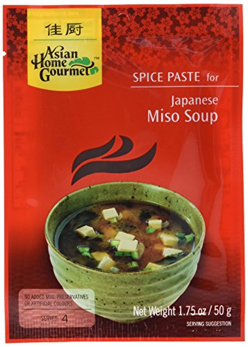 Asian Home Gourmet Suppenmix japanische Miso, 6er Pack (6 x 50 g) von AHG