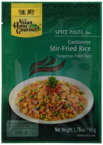 Asian Home Gourmet Würzpaste kantonesisch Reis, 6er Pack (6 x 50 g) von Dttra