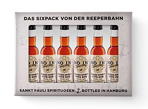 MOIN Rum Lütten Sixpack im Geschenkkarton 6x 4cl von AHOI SANKT PAULI