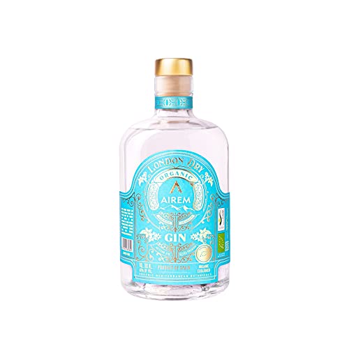 London Dry Gin Airem - 40% Vol - 70 cl - Natürlich, Koscher und Glutenfrei - Hergestellt in Spanien - Destilliert mit Wasser der Sierra Nevada - Aromen Zitrone, Orange und Mandarine London Dry Gin Airem - 40% Vol - 70 cl - Natürlich, Koscher und Glutenfrei - Hergestellt in Spanien - Destilliert mit Wasser der Sierra Nevada - Aromen Zitrone, Orange und Mandarine von AIREM