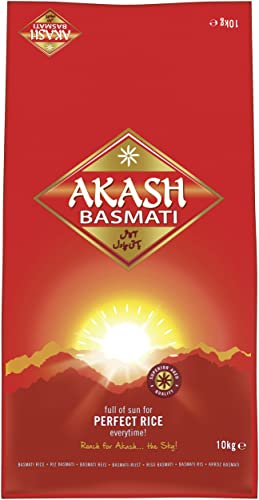 AKASH Basmatireis, 1er Pack (1 x 10 kg) von AKASH