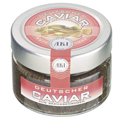 Aki Deutscher Kaviar aus Seehasenrogen, 100 g Aki Deutscher Kaviar aus Seehasenrogen, 100 g von FOXCUP