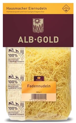Alb-Gold - Fadennudeln, 12 x 500 g Beutel von Alb Gold