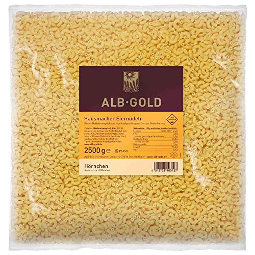 Albgold Nudelhörnchen lose 2,5kg Beutel von ALB.GOLD