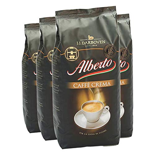 Alberto Café Crèma Kaffee Bohnen 100% Arabica 4x1 kg von ALBERTO