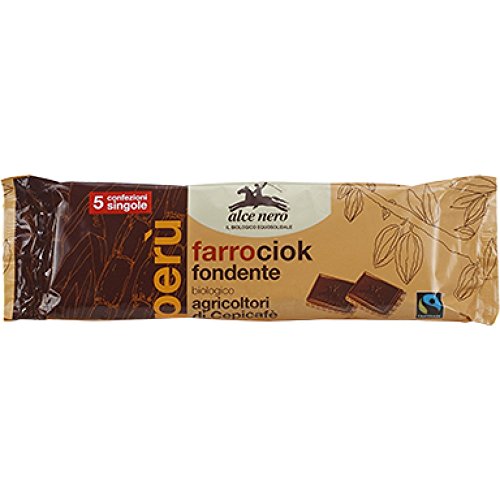 Alce Nero Farrociok Barretta Di Farro E Cioccolat o Fondente Biologico 28g Alce Nero Farrociok Barretta Di Farro E Cioccolat o Fondente Biologico 28g von Let's Organic MARKET