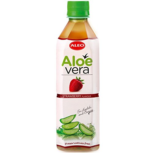 Aloe Vera Drinks - with Strawberry flavor 1x 500ml inkl. 0,25 Euro DPG-Pfand von ALEO
