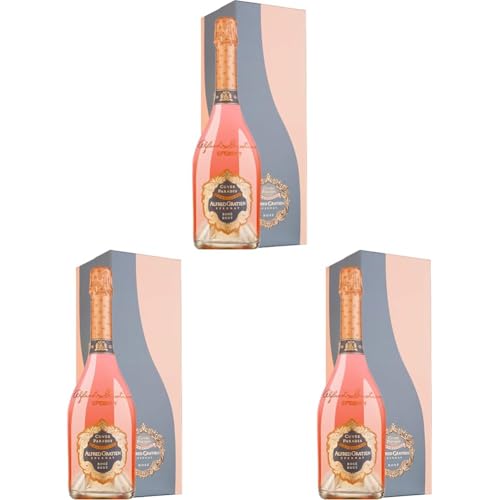 ALFRED GRATIEN Champagne Cuvée Paradis Brut Rosé in Geschenkhülle (1 x 0.75 l) (Packung mit 3) von ALFRED GRATIEN
