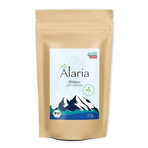 ALGENLADEN BIO Alaria Blätter - 25 g | höchste Qualität aus Norwegen | klimaneutral essen von ALGEN LADEN