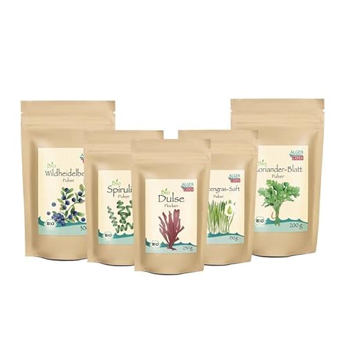 ALGENLADEN Heavy Metal Set, 5 Zutaten - 1000g | ideal für Smoothie | individuell dosierbar ALGENLADEN Heavy Metal Set, 5 Zutaten - 1000g | ideal für Smoothie | individuell dosierbar von ALGEN LADEN