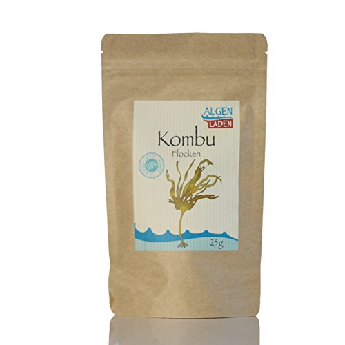 ALGENLADEN BIO Kombu Flakes - 25g | Fingertang | Algen aus dem Atlantik | Rohkost | Vegan von ALGEN LADEN