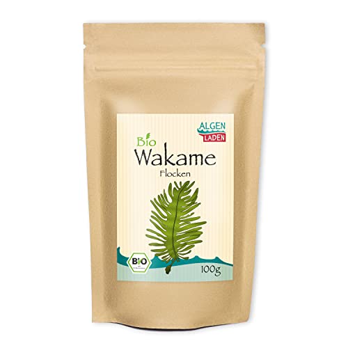 ALGENLADEN BIO Wakame Flakes - 100 g | Instant Algen aus dem Atlantik | Rohkost | Vegan | zu Dashi und Misosuppe ALGENLADEN BIO Wakame Flakes - 100 g | Instant Algen aus dem Atlantik | Rohkost | Vegan | zu Dashi und Misosuppe von ALGEN LADEN