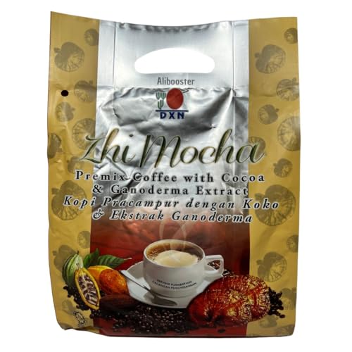 Alibooster DXN Zhi Mocha kaffee moka - Schneller und einfacher Kaffee - Ganoderma Reishi lingzhi - 20 Beutel x 21 Gramm von ALIBOOSTER