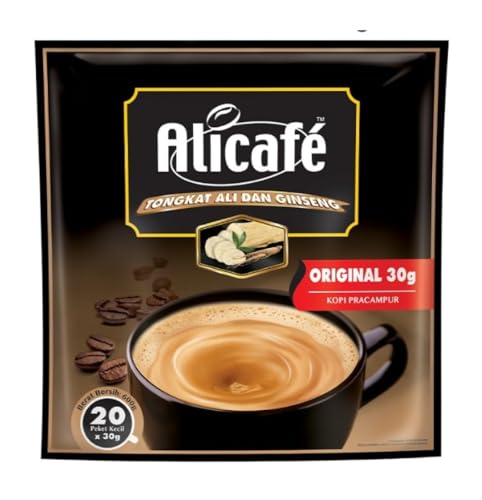 Alicafe Alibooster Power Root Instantkaffee auf Ginsengbasis, 20 Beutel à 30 g von ALIBOOSTER