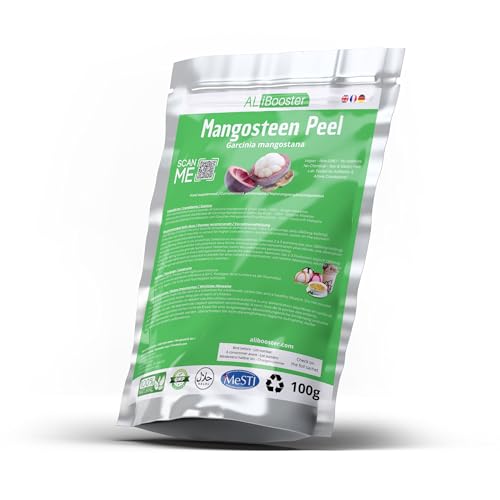 Extrakt aus Mangostan (Mangosteen) - 100g reines 100% natürliches Pulver ohne Zusatzstoffe - Für Suppen, Getränke, Backwaren von ALIBOOSTER