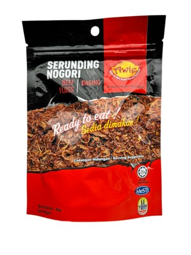 Getrocknete Rinderstücke, Halal gewürzt, Kokosmilch, 90 g Getrocknete Rinderstücke, Halal gewürzt, Kokosmilch, 90 g von ALIBOOSTER
