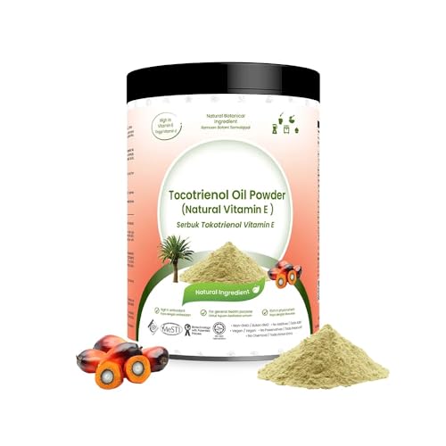 Tocotrienol-Ölpulver - Natürliche Vitamin E - 50g rein 100% natürlich ohne Zusatzstoffe - Für Suppen, Smoothies, Gebäck Tocotrienol-Ölpulver - Natürliche Vitamin E - 50g rein 100% natürlich ohne Zusatzstoffe - Für Suppen, Smoothies, Gebäck von ALIBOOSTER