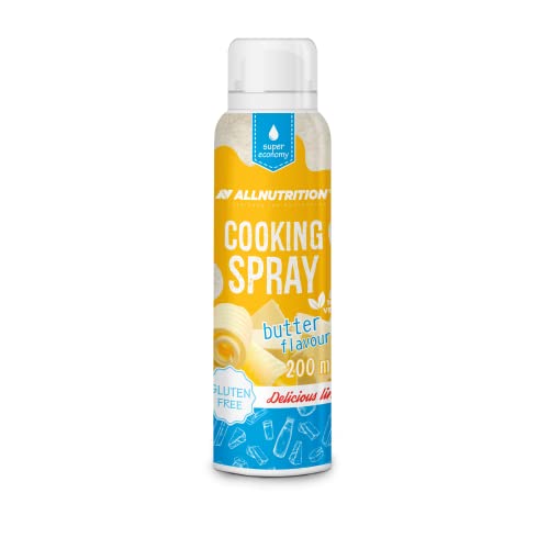 ALLNUTRITION Speiseölspray - Glutenfreies Speiseöl für Gesundes Kochen, Braten, Backen - Fettarmes Öl - ohne Salzzusatz - Antihaft-Spray - 200 ml - Butterspray ALLNUTRITION Speiseölspray - Glutenfreies Speiseöl für Gesundes Kochen, Braten, Backen - Fettarmes Öl - ohne Salzzusatz - Antihaft-Spray - 200 ml - Butterspray von ALLNUTRITION