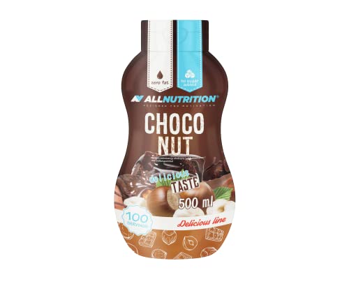 ALLNUTRITION Süße Soße - Sirup Zuckerfrei Süßer Low Calorie Soße für Süßspeisen, Pfannkuchen, Waffeln - Fettfreie Cremige Sauce - Kalorienarme Süßigkeiten - Snack - 500ml - Chocolate Nut ALLNUTRITION Süße Soße - Sirup Zuckerfrei Süßer Low Calorie Soße für Süßspeisen, Pfannkuchen, Waffeln - Fettfreie Cremige Sauce - Kalorienarme Süßigkeiten - Snack - 500ml - Chocolate Nut von ALLNUTRITION