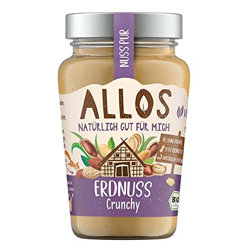 ALLOS Bio Peanutbutter, Crunchy, 340g (6er Pack) von Allos