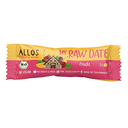 ALLOS My Raw Date, Bio Fruchtkugeln, Frucht, 32g (2er Pack) von ALLOS