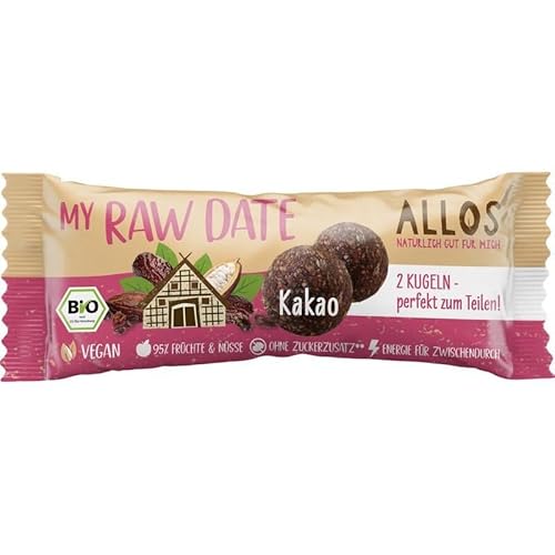 ALLOS My Raw Date, Bio Fruchtkugeln, Typ Kakao, 32g (32, 1) von Allos