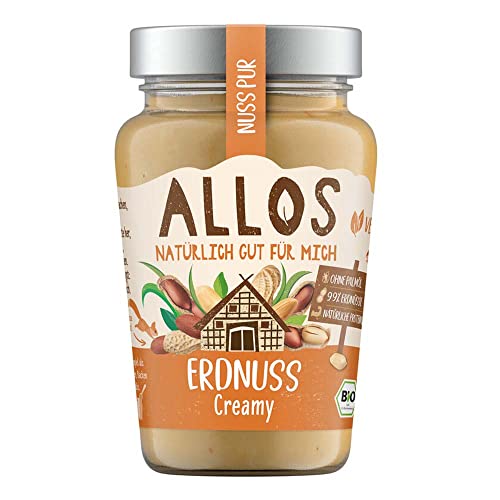 ALLOS Peanutbutter, Creamy, 340g (12er Pack) von ALLOS