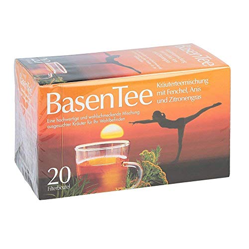 Basentee Filterbeutel, 20 Tee-Aufgussbeutel à 2g (40g) von ALLPHARM Vertriebs GmbH